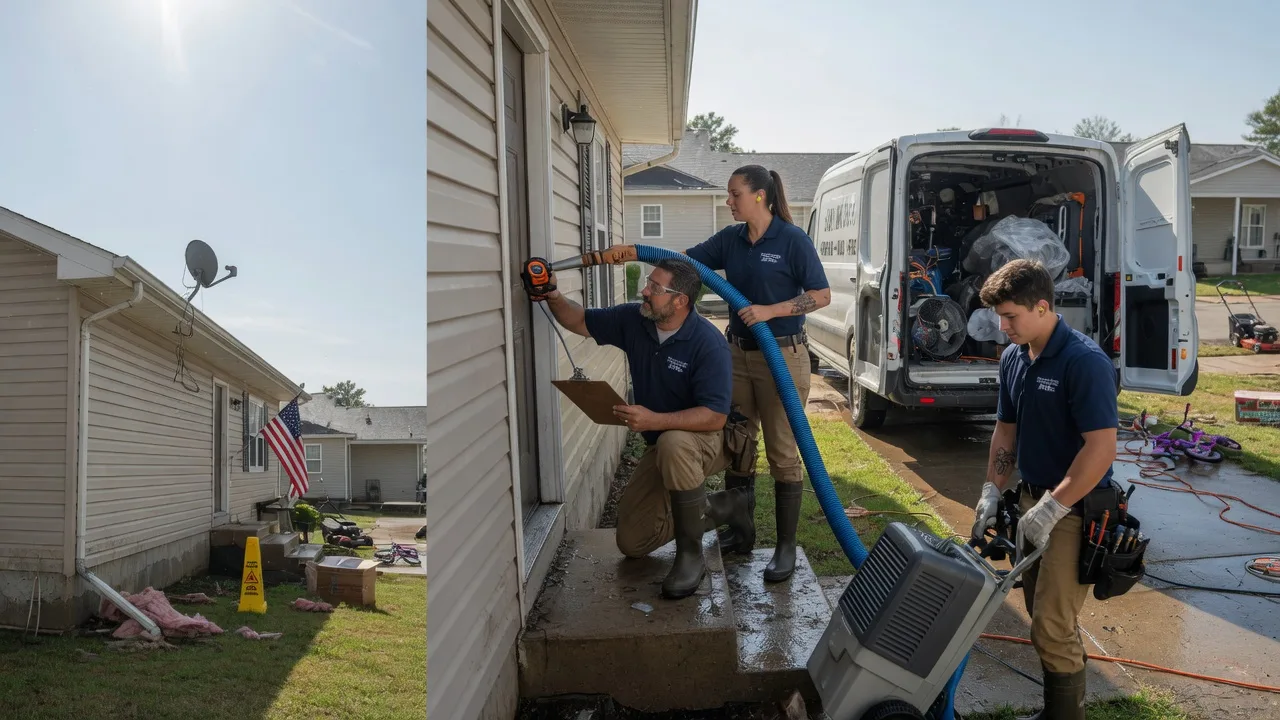 Ceiling Water Damage Restoration in Deerfield, IL near me